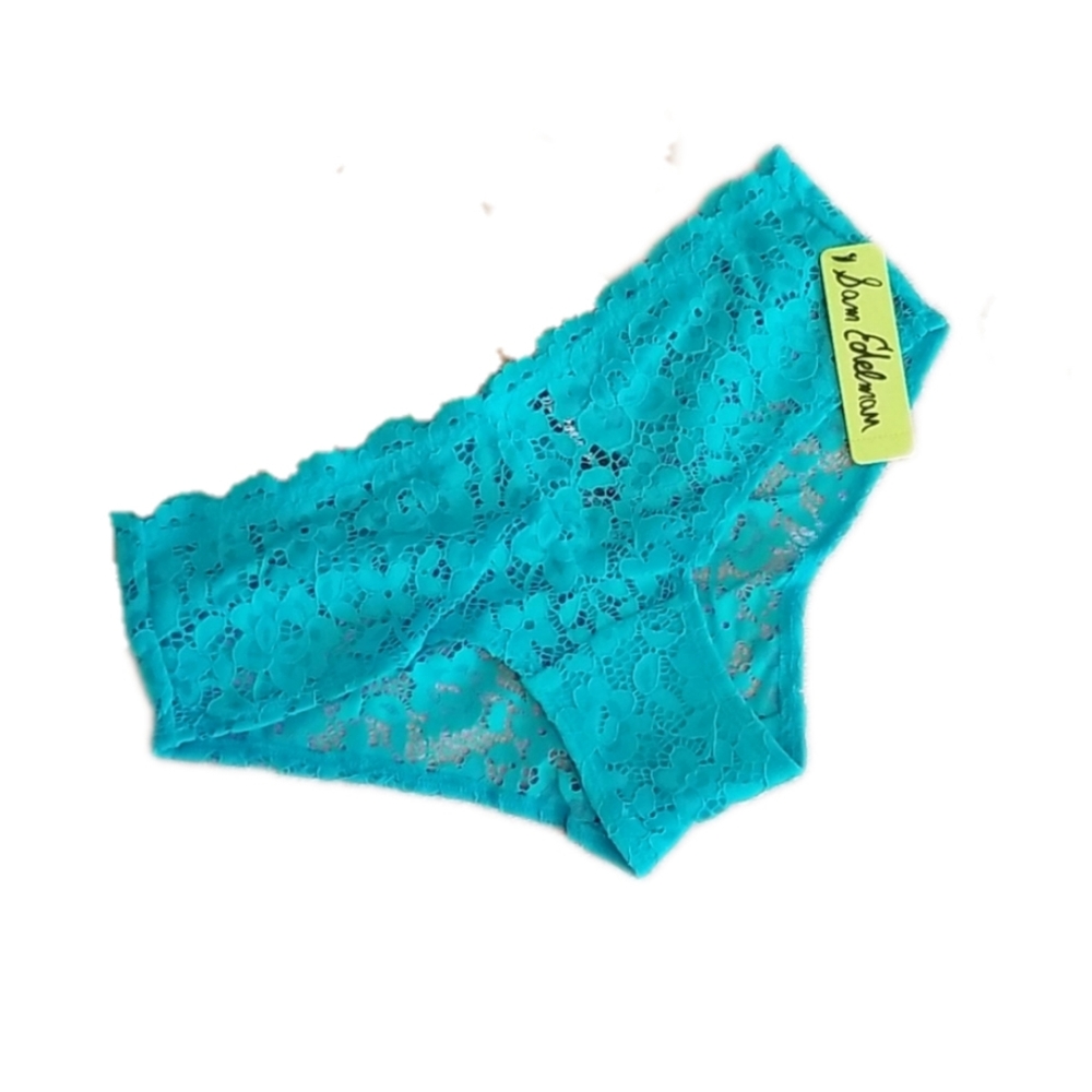 Sam Edelman Lace Ruched Back Hipster Small